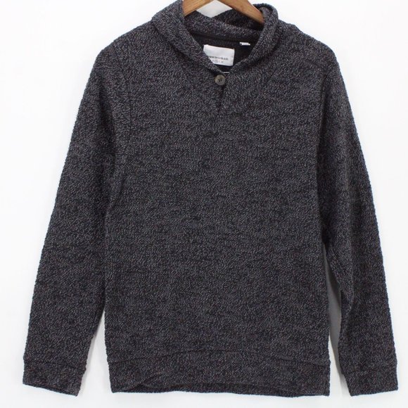 Paper Denim & Cloth Sweater Mens Gray Pullover Long Sleeve Knit Cotton Medium M - Picture 1 of 9
